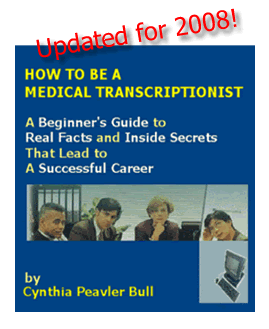 medical transcriptionist book